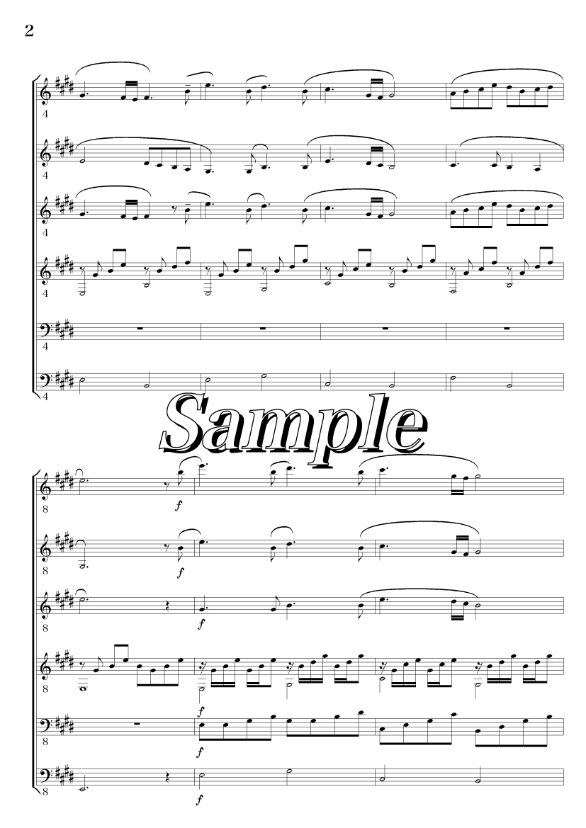 Sample Score